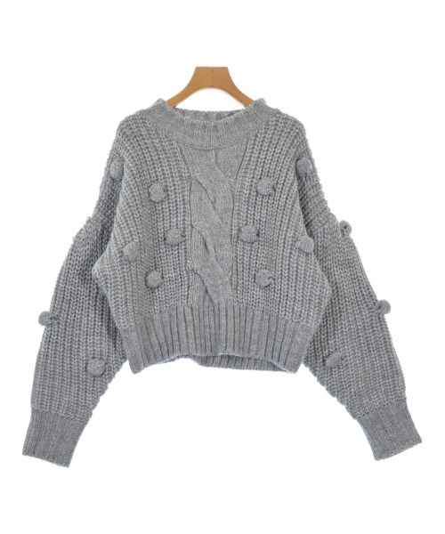 PINUE(ピヌエ)ニット・セーター グレー サイズ:F/2200649685011