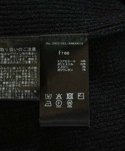 HEELAL（ヘラル）ニット・セーター 黒 サイズ:F レディース/2200699515108