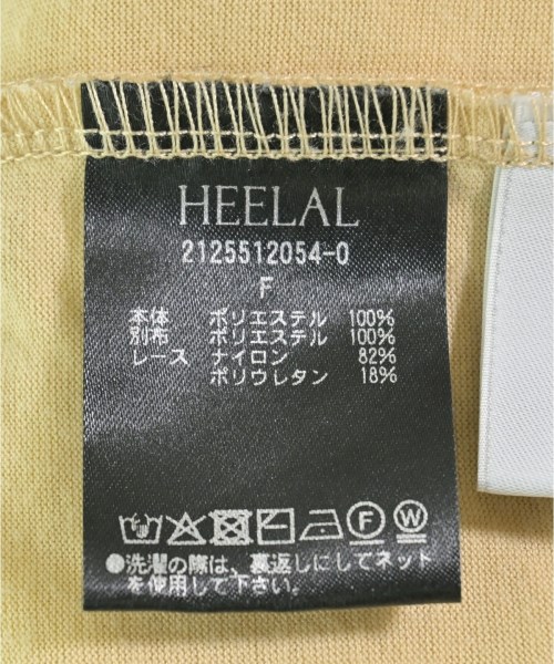 HEELAL（ヘラル）Tシャツ・カットソー ベージュ サイズ:F レディース/2200707243023