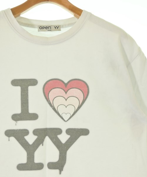 OPEN Yy（オープンワイワイ）Tシャツ・カットソー 白 サイズ:S/M メンズ/2200673600059