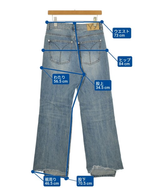 OPEN Yy（オープン ワイワイ）デニムパンツ 紺 サイズ:S レディース/2200631278023