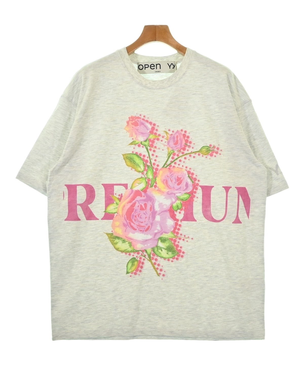 OPEN Yy（オープンワイワイ）Tシャツ・カットソー グレー サイズ:L-XL