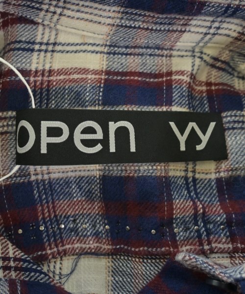 OPEN Yy（オープンワイワイ）カジュアルシャツ 紺 サイズ:S レディース/2200707799056