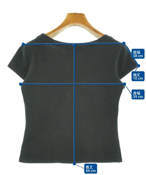 OPEN Yy（オープンワイワイ）Tシャツ・カットソー 黒 サイズ:1(S位) レディース/2200719473012