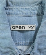 OPEN Yy（オープンワイワイ）カジュアルシャツ 青 サイズ:1(S位) レディース/2200678130025
