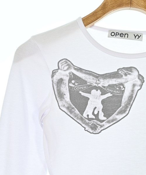OPEN Yy（オープンワイワイ）Tシャツ・カットソー 白 サイズ:S レディース/2200686761273