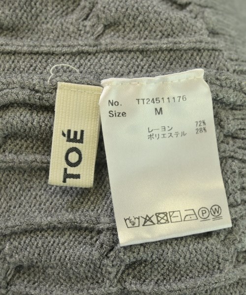 THE TOE（ザトゥー）カーディガン グレー サイズ:M レディース/2200695662042