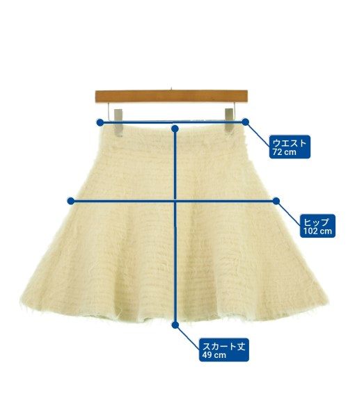 THE TOE（ザトゥー）ミニスカート 白 サイズ:M レディース/2200649552078