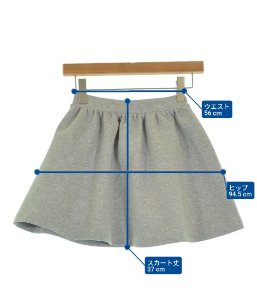 THE TOE（ザトゥー）ミニスカート グレー サイズ:S レディース/2200649552085