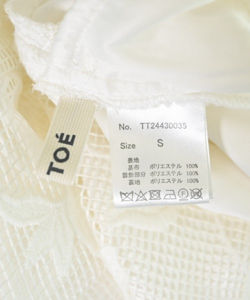 THE TOE（ザトゥー）ワンピース 白 サイズ:S レディース/2200671168025