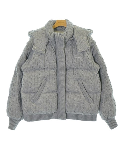 THE TOE(ザトゥー)ダウンジャケット/ダウンベスト グレー サイズ:F/2200665010019