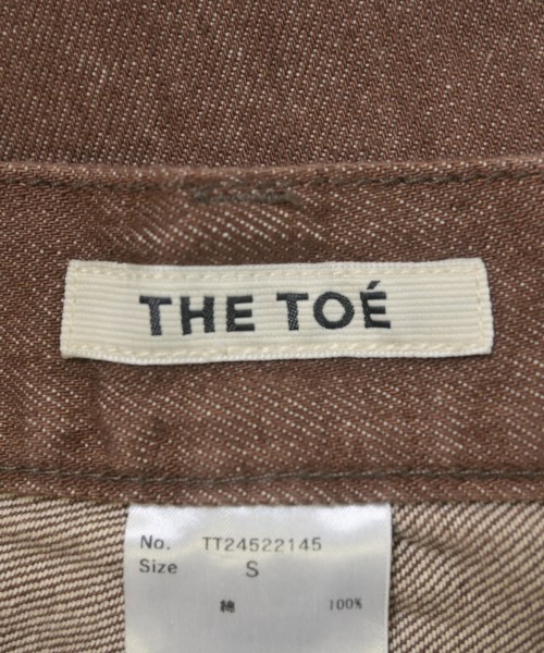 THE TOE（ザトゥー）デニムパンツ 茶 サイズ:S レディース/2200685984062