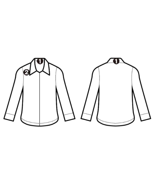 maison de Dolce.（メゾンドドルチェ）カジュアルシャツ 紺 サイズ:F レディース/2200621322064