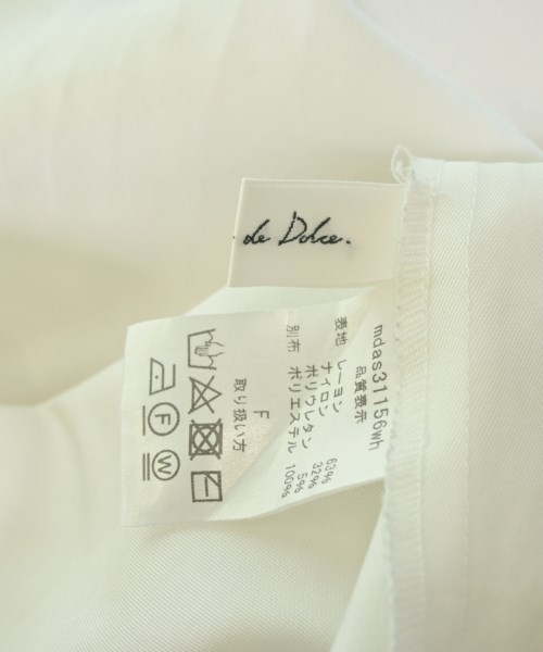 maison de Dolce.（メゾンドドルチェ）Tシャツ・カットソー 白 サイズ:F レディース/2200642801043