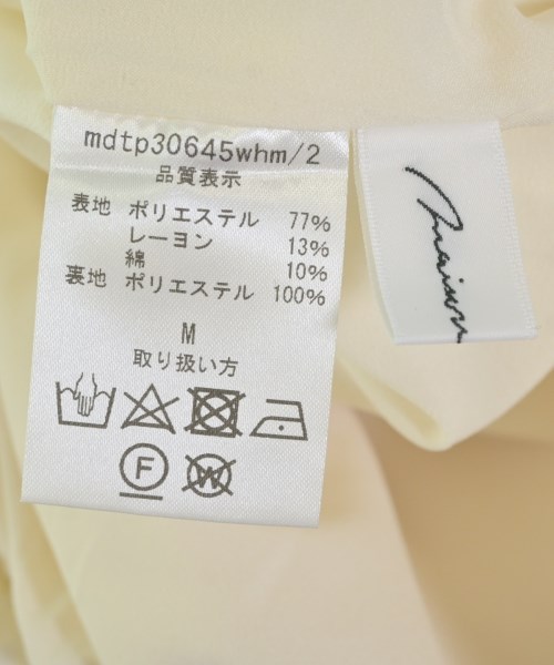 maison de Dolce.（メゾンドドルチェ）オールインワン/サロペット 白 サイズ:M レディース/2200649057061