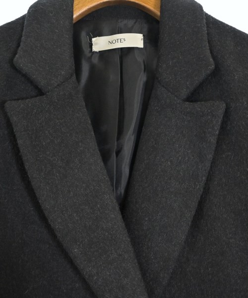 NOTEs（ノーツ）チェスターコート 黒 サイズ:F レディース/2200620298018
