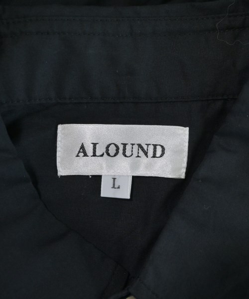 ALOUND（アラウンド）カジュアルシャツ 黒 サイズ:L メンズ/2200641307027