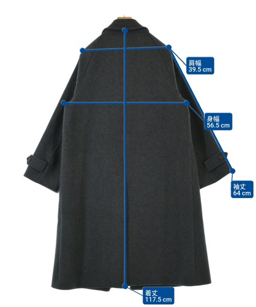 ANOTHER OFFICE.（アナザーオフィス）ステンカラーコート グレー サイズ:1(S位) メンズ/2200662336013