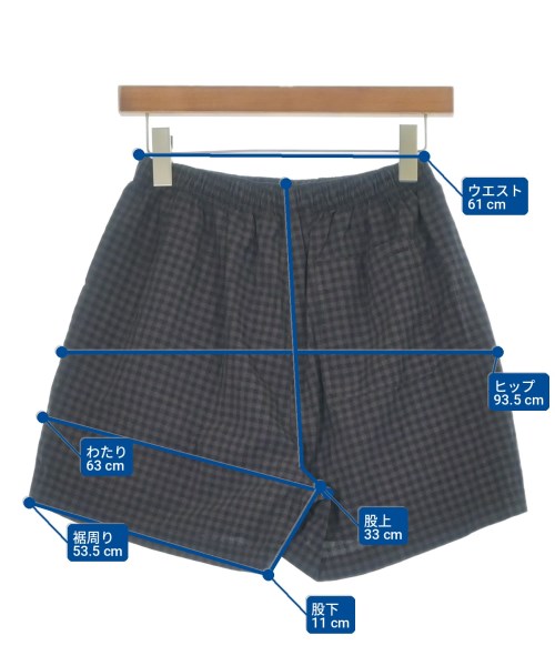 ANOTHER OFFICE.（アナザーオフィス）ショートパンツ グレー サイズ:34(XS位) レディース/2200722458167