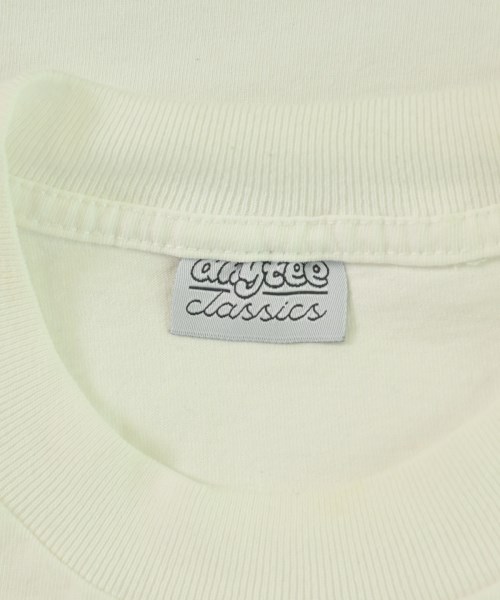 anytee classics（エニティークラシックス）Tシャツ・カットソー 白 サイズ:XL メンズ/2200699705073