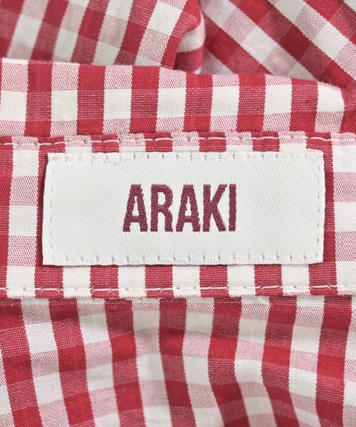 ARAKI（アラキ）カジュアルシャツ 赤 サイズ:F メンズ/2200710873026