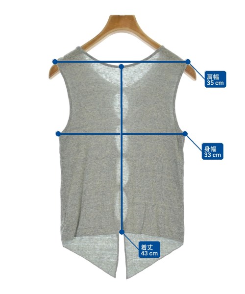 CODE A（コードエー）タンクトップ グレー サイズ:F レディース/2200672150029