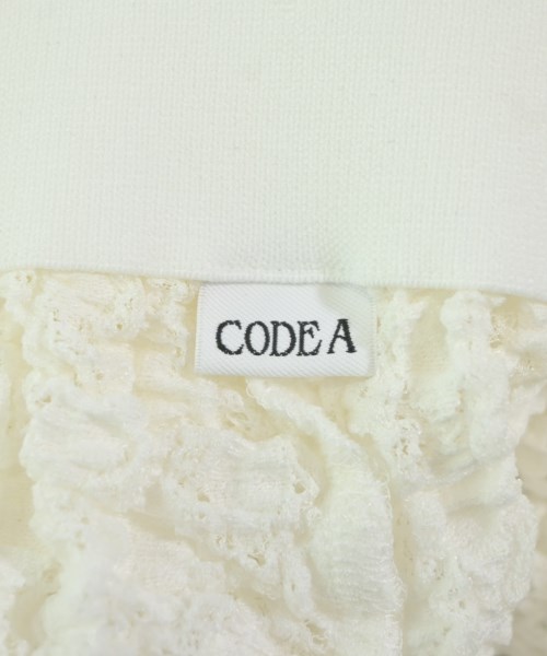 CODE A（コードエー）スウェットパンツ 白 サイズ:F レディース/2200689266232
