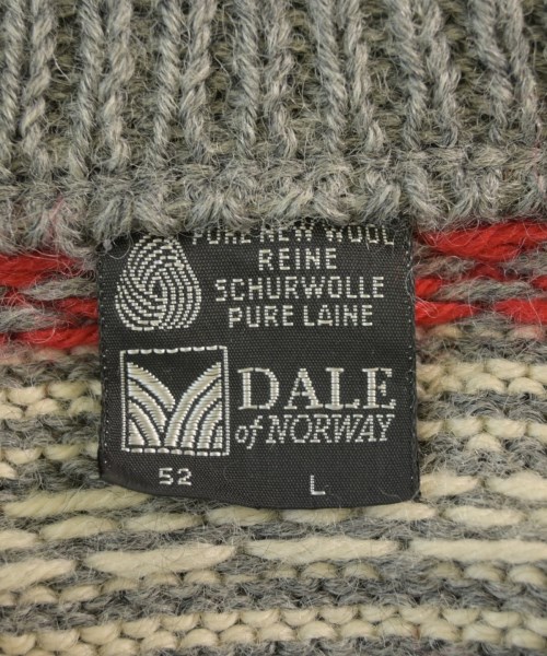 Dale of NORWAY（ダーレオブノルウェー）ニット・セーター グレー サイズ:L メンズ/2200698872011