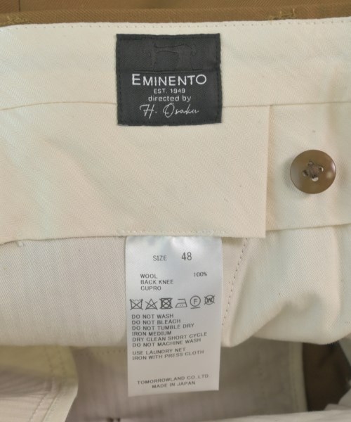 EMINENTO（エミネント）スラックス ベージュ サイズ:48(L位) メンズ/2200626231132