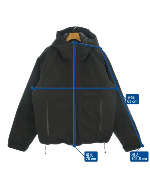 ES.1（エスアイ）ダウンジャケット/ダウンベスト 黒 サイズ:XL メンズ/2200672826016