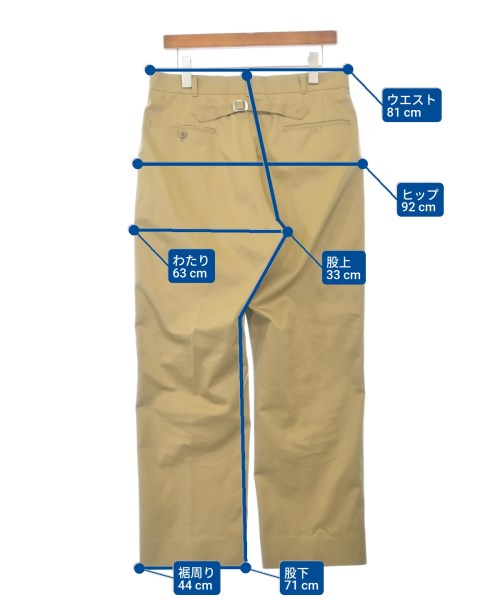 FOUNDOUR（ファウンダ）チノパン ベージュ サイズ:3(L位) メンズ/2200639360034