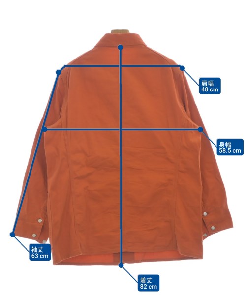 FOUNDOUR（ファウンダ）カバーオール オレンジ サイズ:3(L位) メンズ/2200628057013