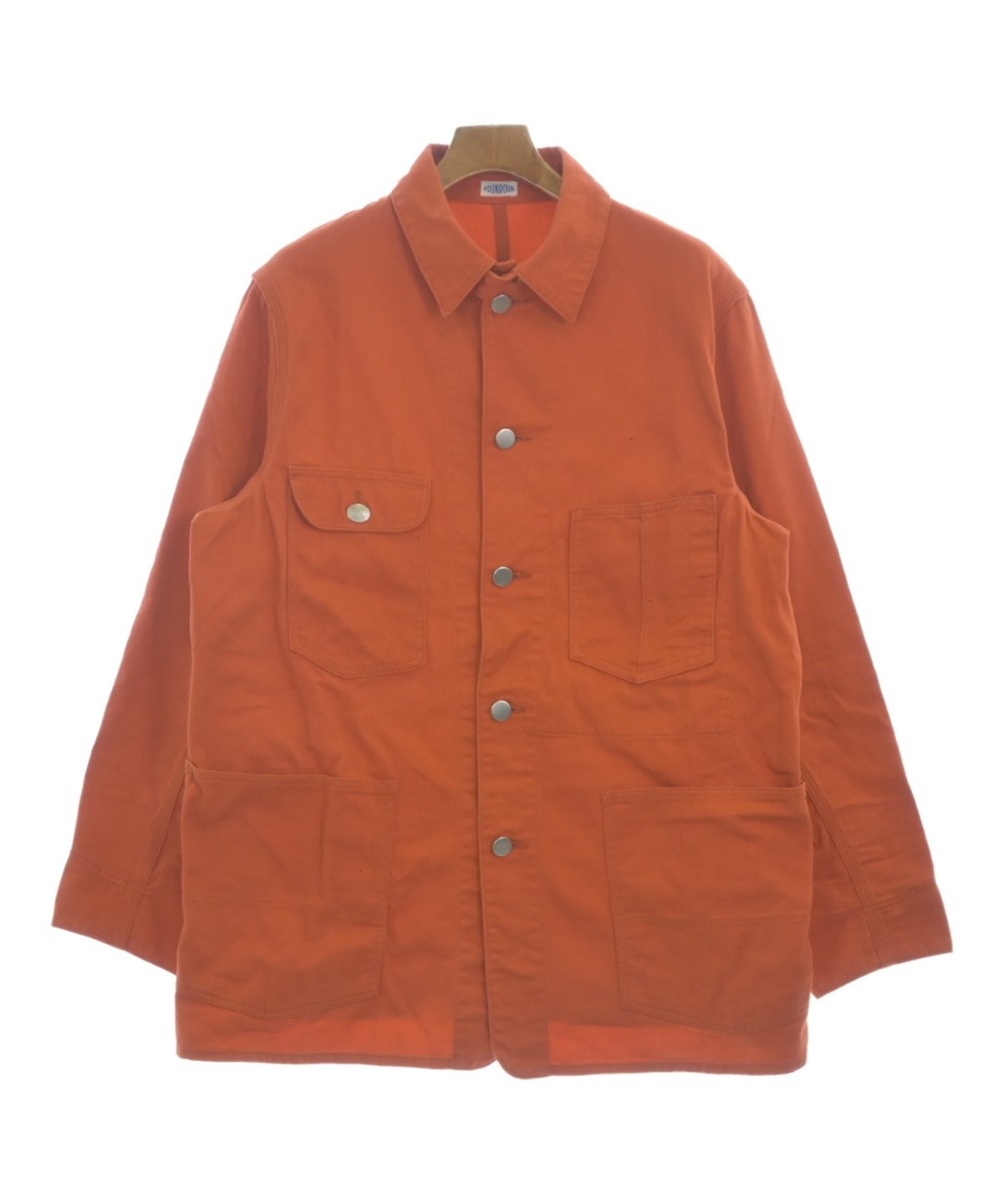 FOUNDOUR（ファウンダ）カバーオール オレンジ サイズ:3(L位) メンズ