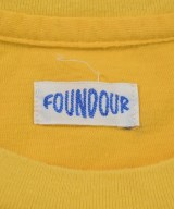 FOUNDOUR（ファウンダ）Tシャツ・カットソー 黄 サイズ:3(L位) メンズ/2200628057204