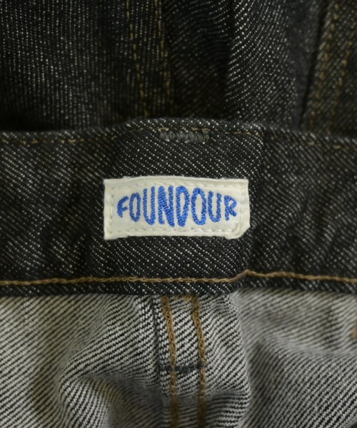 FOUNDOUR（ファウンダ）デニムパンツ 黒 サイズ:32(L位) メンズ/2200626104290