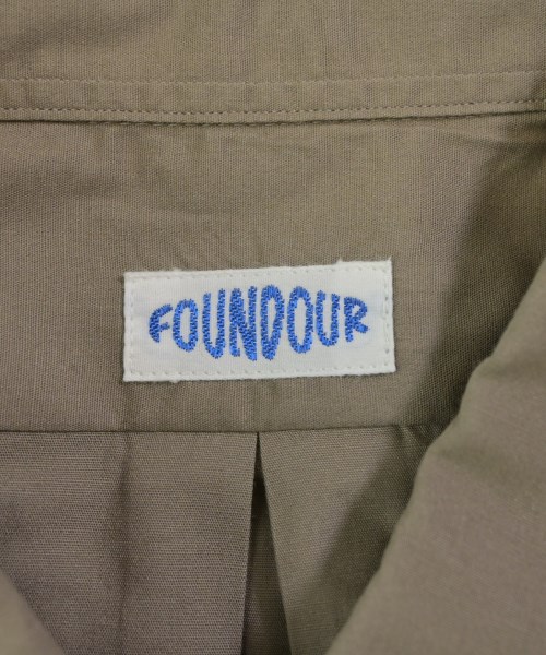 FOUNDOUR（ファウンダ）カジュアルシャツ 茶 サイズ:1(XXL位) メンズ/2200672342615