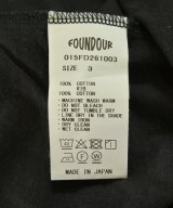 FOUNDOUR（ファウンダ）Tシャツ・カットソー 黒 サイズ:3(L位) メンズ/2200721468082