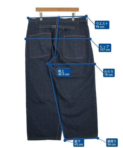 Gurank（グランク）デニムパンツ 紺 サイズ:40(XXL位) メンズ/2200617716143