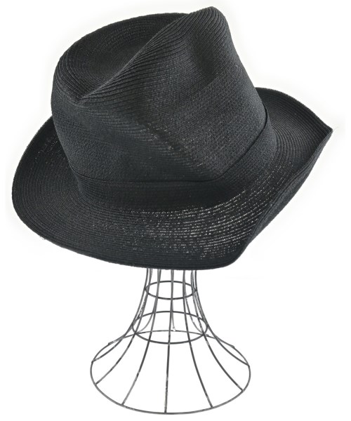 LASTMAN（ラストマン）ストローハット 黒 サイズ:M メンズ/2200677989273
