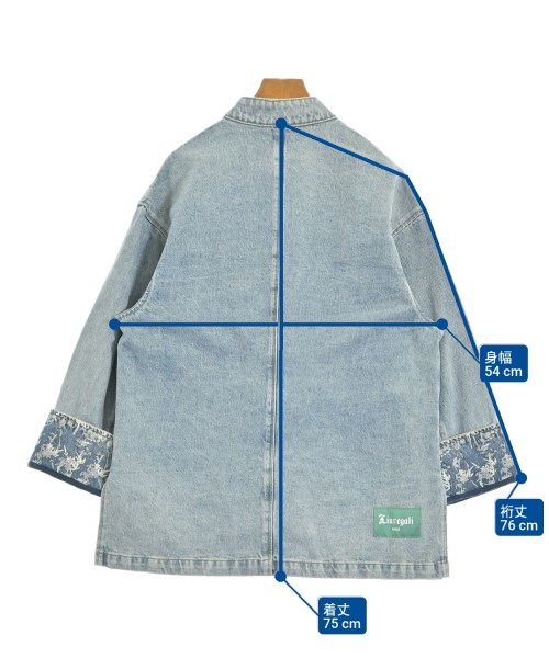 LIUREGALI（リウレガリ）デニムジャケット 青 サイズ:S レディース/2200655287032