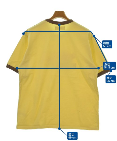NICE WEATHER（ナイスウェザー）Tシャツ・カットソー 黄 サイズ:L メンズ/2200616989036