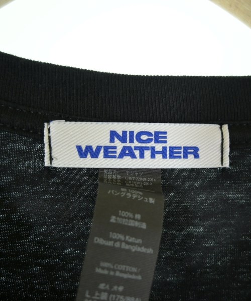 NICE WEATHER（ナイスウェザー）Tシャツ・カットソー 黒 サイズ:L メンズ/2200695027049