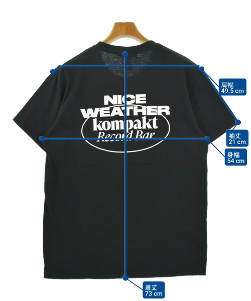NICE WEATHER（ナイスウェザー）Tシャツ・カットソー 黒 サイズ:L メンズ/2200695027049