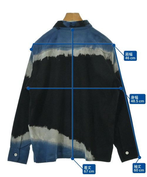 NOMARHYTHM TEXTILE（ノーマリズムテキスタイル）カジュアルシャツ 黒 サイズ:M メンズ/2200665714092