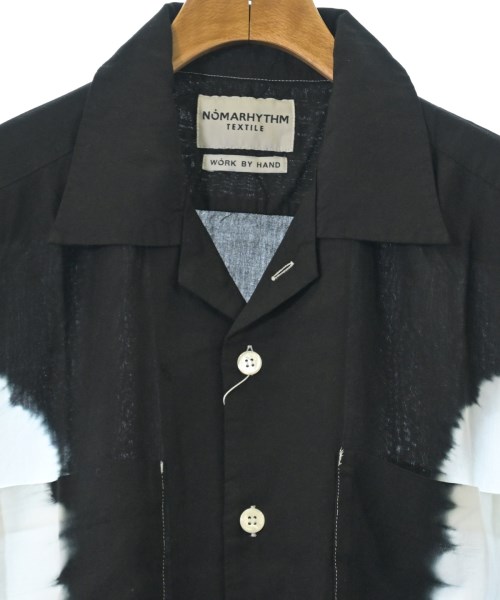 NOMARHYTHM TEXTILE（ノーマリズムテキスタイル）カジュアルシャツ 黒 サイズ:4(XL位) メンズ/2200635169099