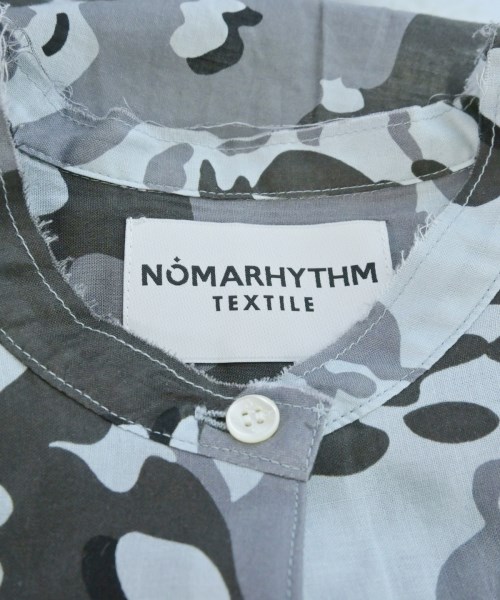 NOMARHYTHM TEXTILE（ノーマリズムテキスタイル）シャツワンピース 青 サイズ:ONE レディース/2200717225224