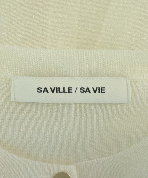 SA VILLE / SA VIE （サヴィルサヴィ）カーディガン 白 サイズ:38(M位) レディース/2200719642661