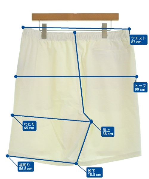 Sud-Sud-Ouest（スドゥスドゥウエスト）ショートパンツ 白 サイズ:XL メンズ/2200644131254