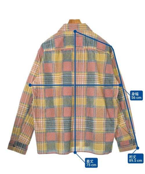 SWJP（エスダブリュージェーピー）カジュアルシャツ 紺 サイズ:L メンズ/2200636074125