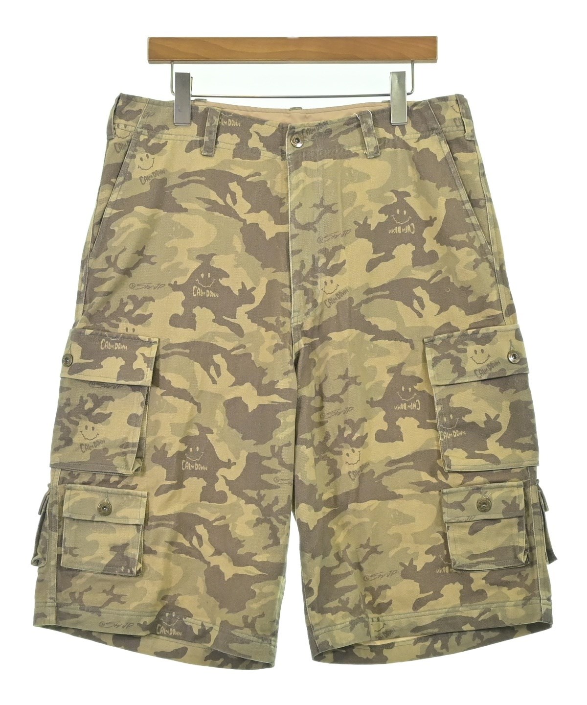 SWJP エスダブリュージェーピー ショートパンツ L ベージュ 【古着】【中古】【送料無料】 SWJP（エスダブリュージェーピー）ショートパンツ ベージュ サイズ:L